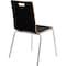 National Public Seating Bushwick Bentwood Chair, Black BCC23 - alternate 1